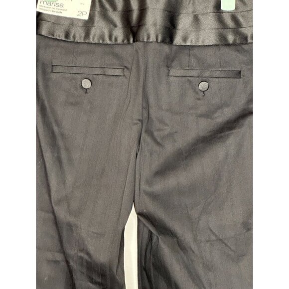 NWT LOFT Womens 2p Tuxedo Pants Black Formal Party Dressy Glam Holiday New Years - Picture 7 of 15